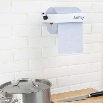 Jantex Open Centre Feed Roll Dispenser (80(H)x225(W)x210(D)mm | Holds centre feed rolls up to 200mm wide) • PAS-HZ198