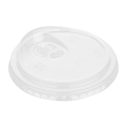 Fiesta Recyclable rPET Strawless Lids for 340/454/568ml Cups (400 Pack) (18(H)x96(Ø)mm | Pack quantity: 400) • PAS-HZ230