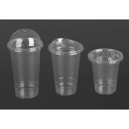 Fiesta Recyclable rPET Strawless Lids for 340/454/568ml Cups (400 Pack) (18(H)x96(Ø)mm | Pack quantity: 400) • PAS-HZ230
