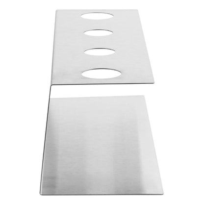 Olympia Ice Cream Holder 4 Cone Stainless Steel 270x97x90mm (Material: 304 stainless steel | 270(L)x97(W)x90(H)mm) • PAS-HZ237