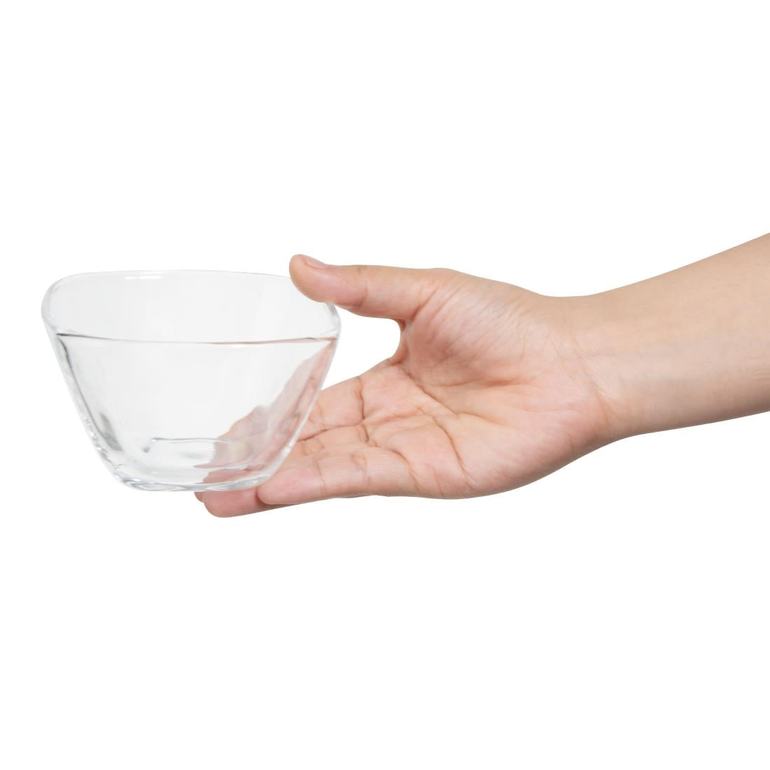 Olympia Square Glass Snack Bowl Tall - 100x60mm (Box 6) • PAS-HZ334