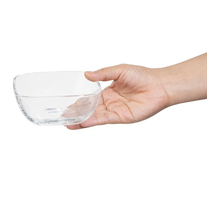 Olympia Square Glass Snack Bowl Low - 109x50mm (6 Pack) • PAS-HZ335