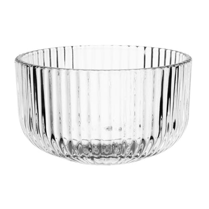Olympia Round Ridged Glass Snack Bowl - 105x60mm (Box 6) • PAS-HZ337
