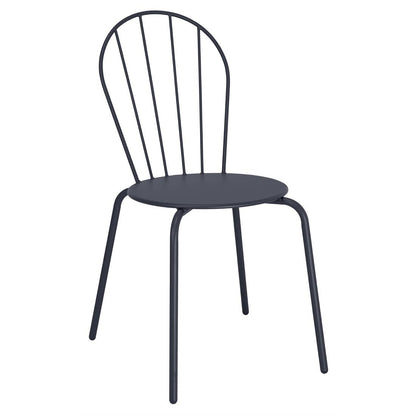 Bolero Adeline Side Chairs Slate Blue (4 Pack) (Blue. Powder-coated steel frame. 855(H)x480(W)x561(D)mm. Pack quantity: 4) • PAS-HZ361