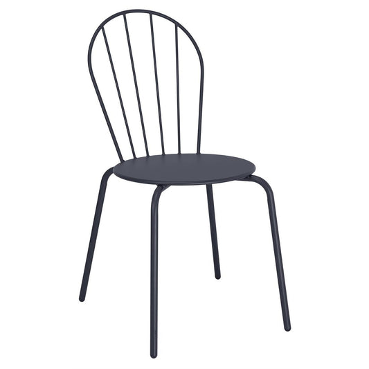 Bolero Adeline Side Chairs Slate Blue (4 Pack) (Blue. Powder-coated steel frame. 855(H)x480(W)x561(D)mm. Pack quantity: 4) • PAS-HZ361