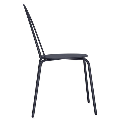 Bolero Adeline Side Chairs Slate Blue (4 Pack) (Blue. Powder-coated steel frame. 855(H)x480(W)x561(D)mm. Pack quantity: 4) • PAS-HZ361