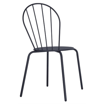 Bolero Adeline Side Chairs Slate Blue (4 Pack) (Blue. Powder-coated steel frame. 855(H)x480(W)x561(D)mm. Pack quantity: 4) • PAS-HZ361