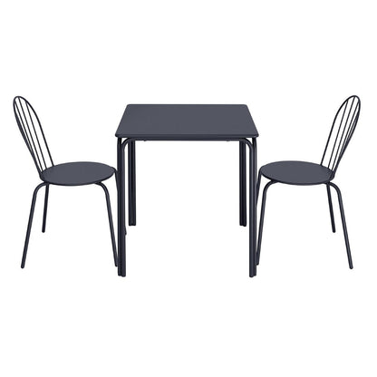 Bolero Adeline Side Chairs Slate Blue (4 Pack) (Blue. Powder-coated steel frame. 855(H)x480(W)x561(D)mm. Pack quantity: 4) • PAS-HZ361
