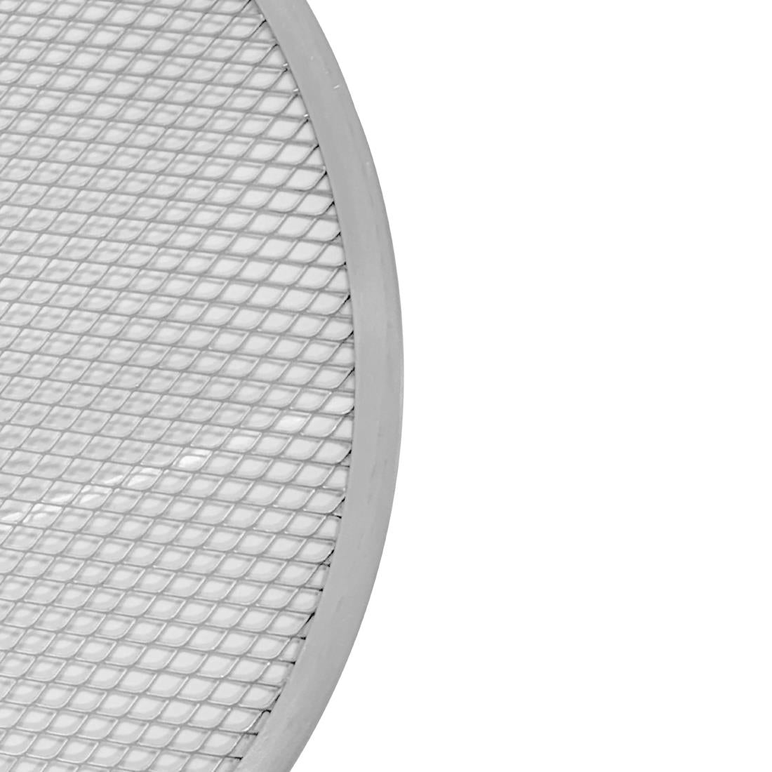 Vogue Aluminium Perforated Pizza Tray 355mm • PAS-HZ493