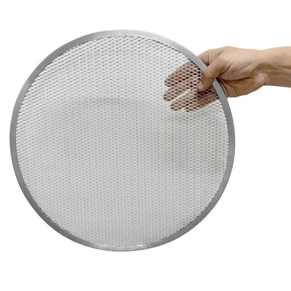 Vogue Aluminium Perforated Pizza Tray 405mm • PAS-HZ494