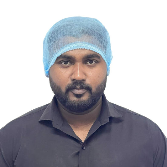 "Hygiplas Hair Nets Blue (50 Pack)" (Colour: Blue | Pack quantity: 50) • PAS-HZ505