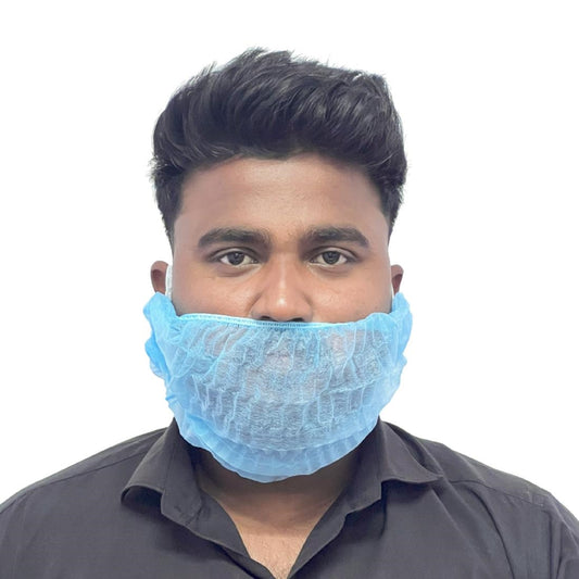 "Hygiplas Beard Snoods Blue (50 Pack)" (Colour: Blue | Pack quantity: 50) • PAS-HZ506