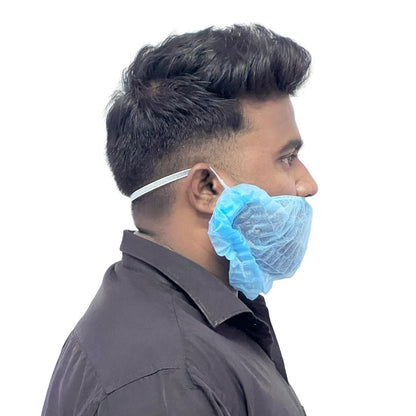 Hygiplas Beard Snoods Blue (50 Pack) (Colour: Blue | Pack quantity: 50) • PAS-HZ506