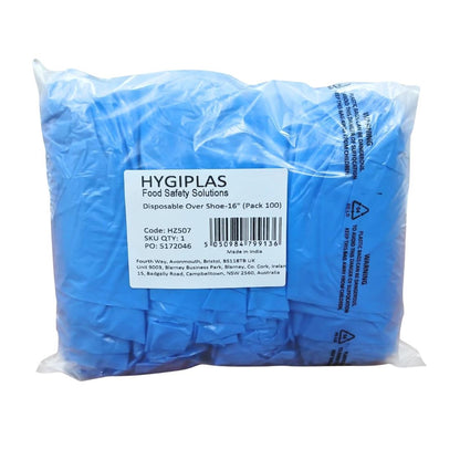 Hygiplas Disposable Overshoe Covers 406mm (100 Pack) (152(H)x406(W)mm | Pack quantity: 100) • PAS-HZ507