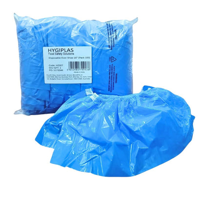 Hygiplas Disposable Overshoe Covers 406mm (100 Pack) (152(H)x406(W)mm | Pack quantity: 100) • PAS-HZ507