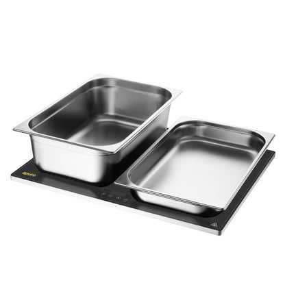 Apuro Slimline Food Warming Tray GN 2/1 (530x650mm. 500W) • PAS-HZ509-A