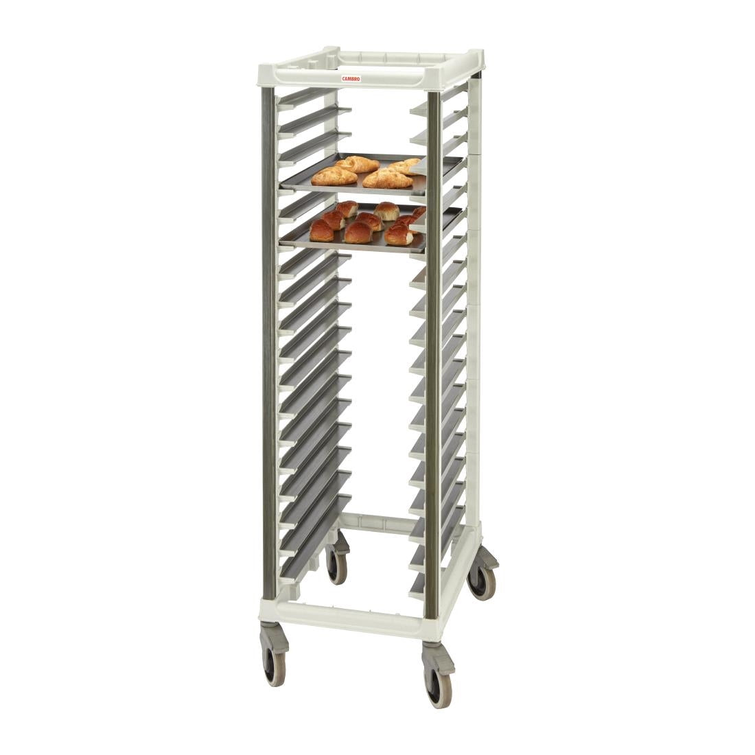 Cambro Ultimate Full Height Bakery Trolley with Extended Rail (For up to 18x 600x400mm trays) • PAS-HZ524