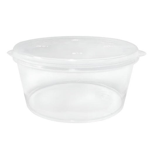Fiesta Recyclable Portion Pots with Lids 25ml (50 Pack) (Pack of 50) • PAS-HZ576