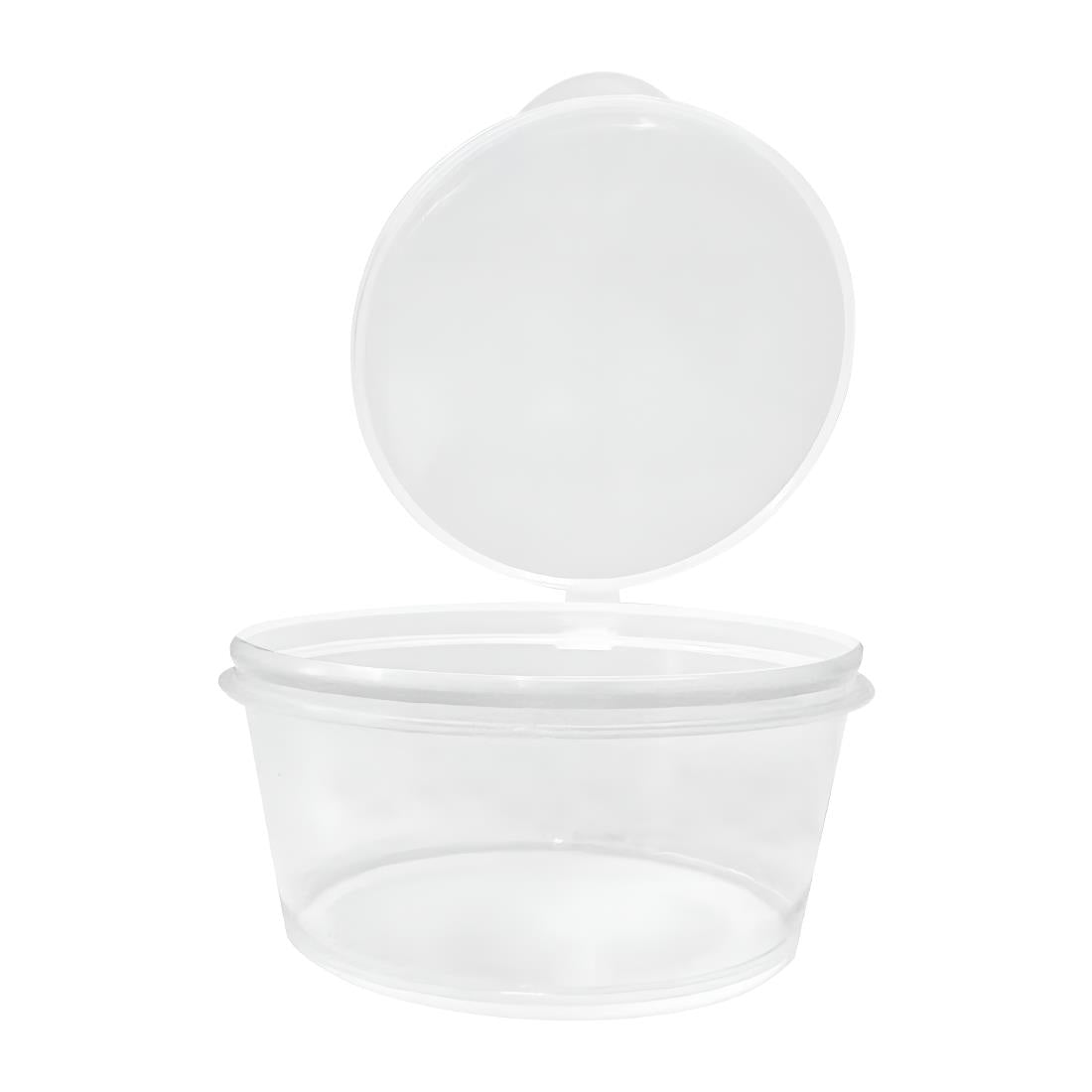 Fiesta Recyclable Portion Pots with Lids 25ml (50 Pack) (Pack of 50) • PAS-HZ576