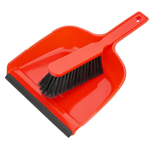 "Jantex Dustpan & Brush Set Red" • PAS-HZ840