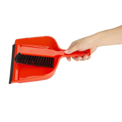 "Jantex Dustpan & Brush Set Red" • PAS-HZ840