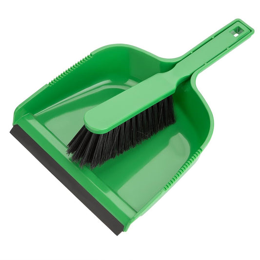 "Jantex Dustpan & Brush Set Green" • PAS-HZ841