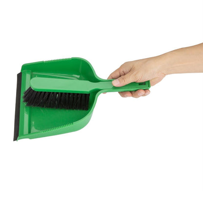 "Jantex Dustpan & Brush Set Green" • PAS-HZ841