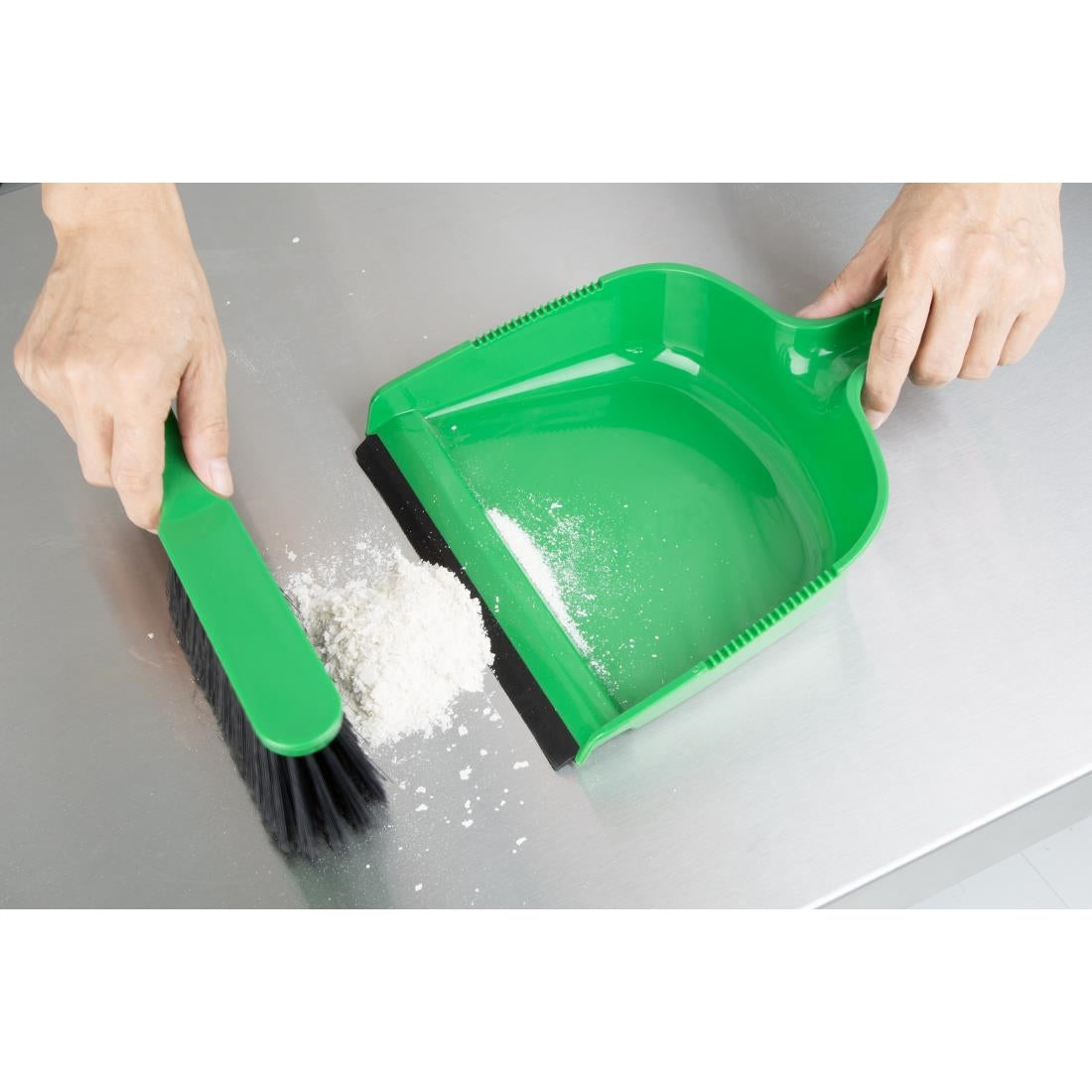 "Jantex Dustpan & Brush Set Green" • PAS-HZ841