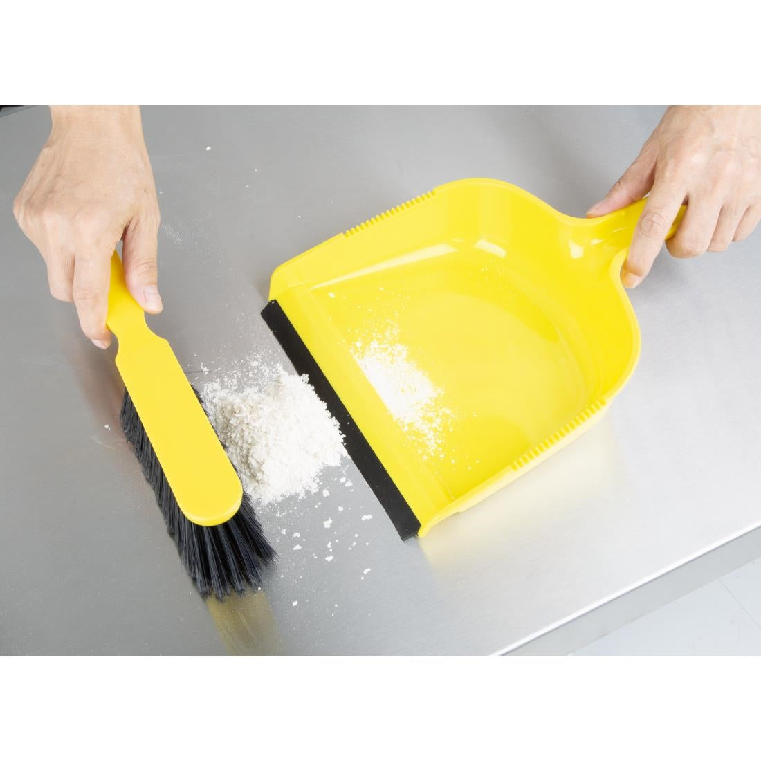 Jantex Dustpan & Brush Set Yellow • PAS-HZ842