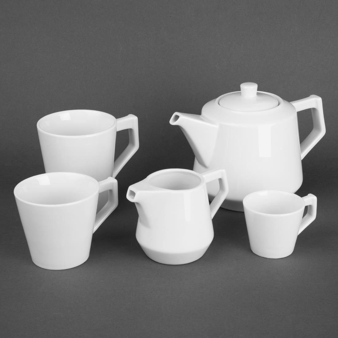 Olympia Whiteware Deco Teapot - 820ml (Box 2) • PAS-HZ864