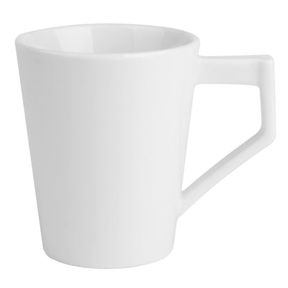 Olympia Whiteware Deco Cup - 300ml (6 Pack) (300ml | Fully Vitrified Porcelain | Pack Quantity: 6) • PAS-HZ865
