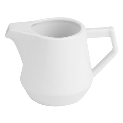 Olympia Whiteware Deco Jug - 200ml (6 Pack) (200ml | Fully Vitrified Porcelain | Pack Quantity: 6) • PAS-HZ866