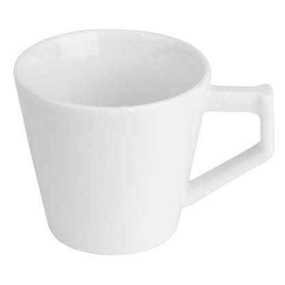 Olympia Whiteware Deco Cup - 150ml (6 Pack) (150ml | Fully Vitrified Porcelain | Pack Quantity: 6) • PAS-HZ868