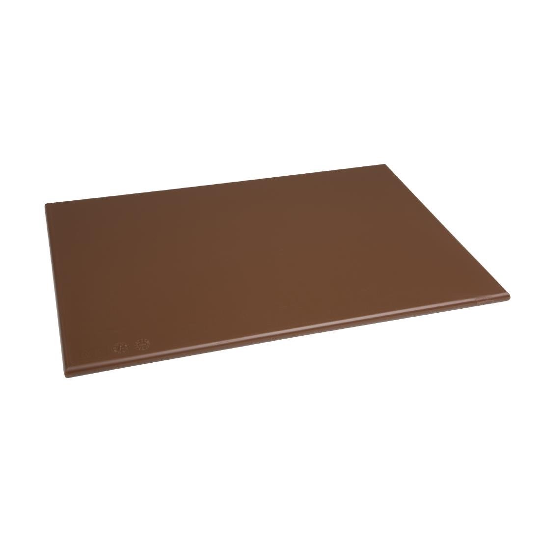 Hygiplas High Density Chopping Board Brown - 450x300x12mm • PAS-J004