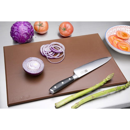 Hygiplas High Density Chopping Board Brown - 450x300x12mm • PAS-J004