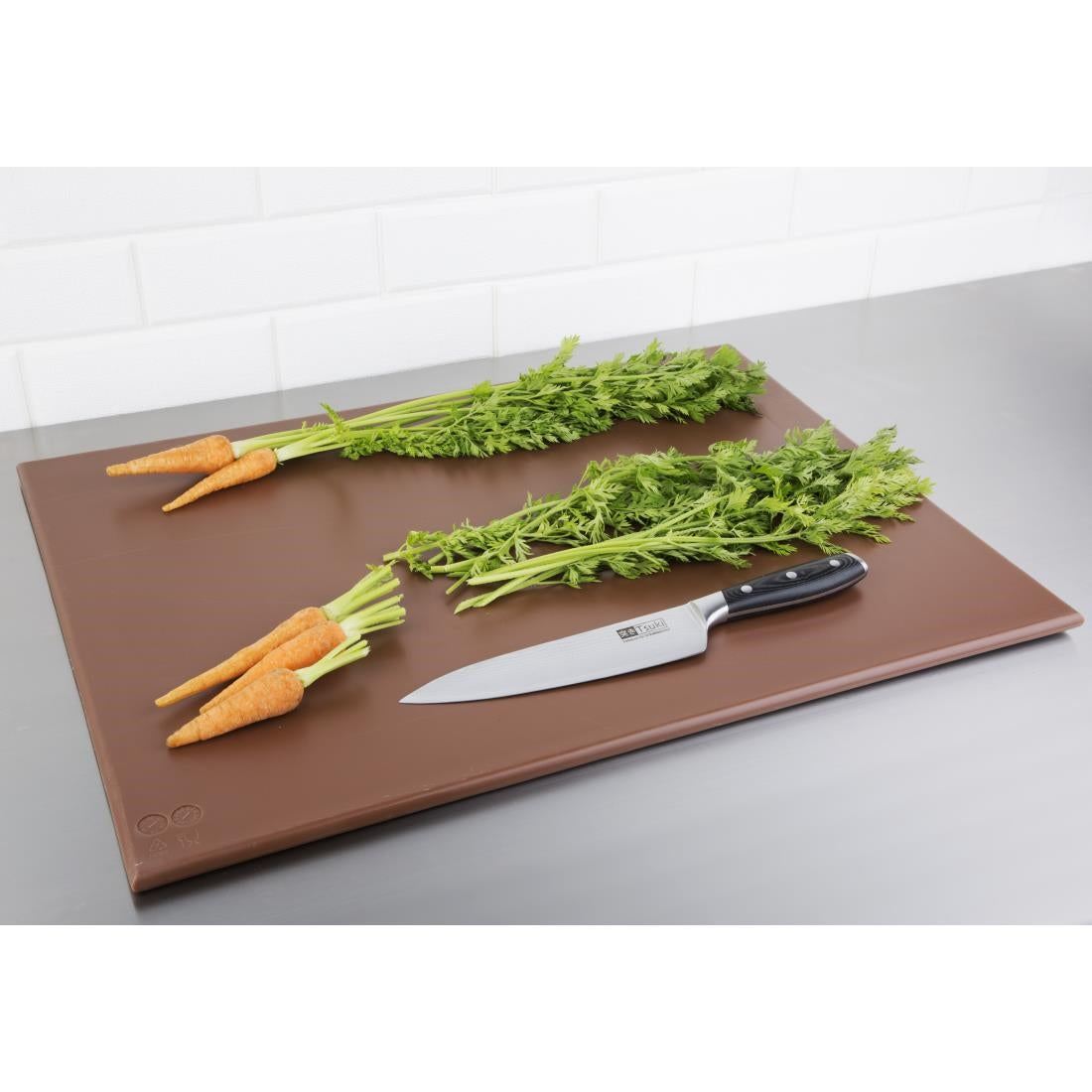 Hygiplas High Density Chopping Board Brown - 600x450x12mm • PAS-J005