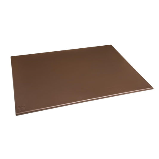 Hygiplas High Density Chopping Board Brown - 600x450x12mm • PAS-J005