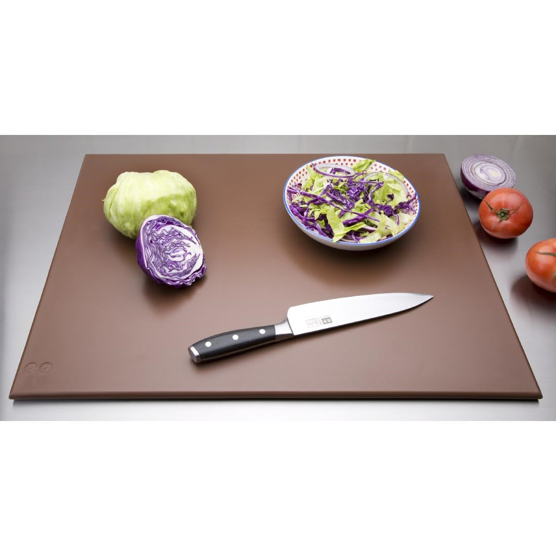 Hygiplas High Density Chopping Board Brown - 600x450x12mm • PAS-J005