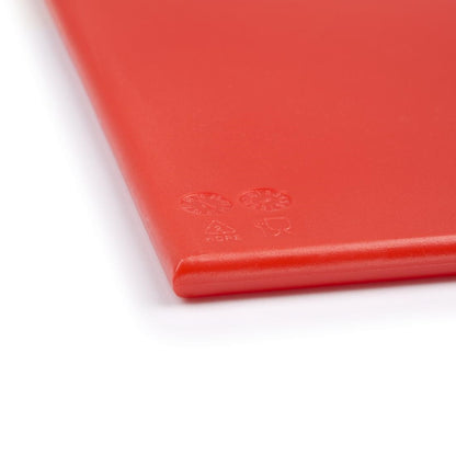 Hygiplas High Density Chopping Board Red - 600x450x12mm • PAS-J011