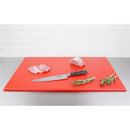 Hygiplas High Density Chopping Board Red - 600x450x12mm • PAS-J011