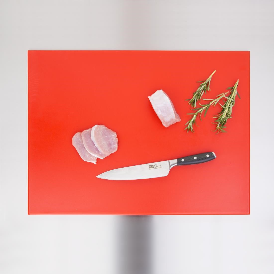 Hygiplas High Density Chopping Board Red - 600x450x12mm • PAS-J011