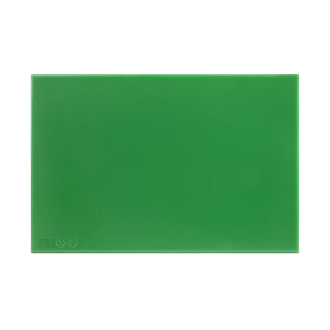Hygiplas High Density Chopping Board Green - 450x300x12mm • PAS-J012