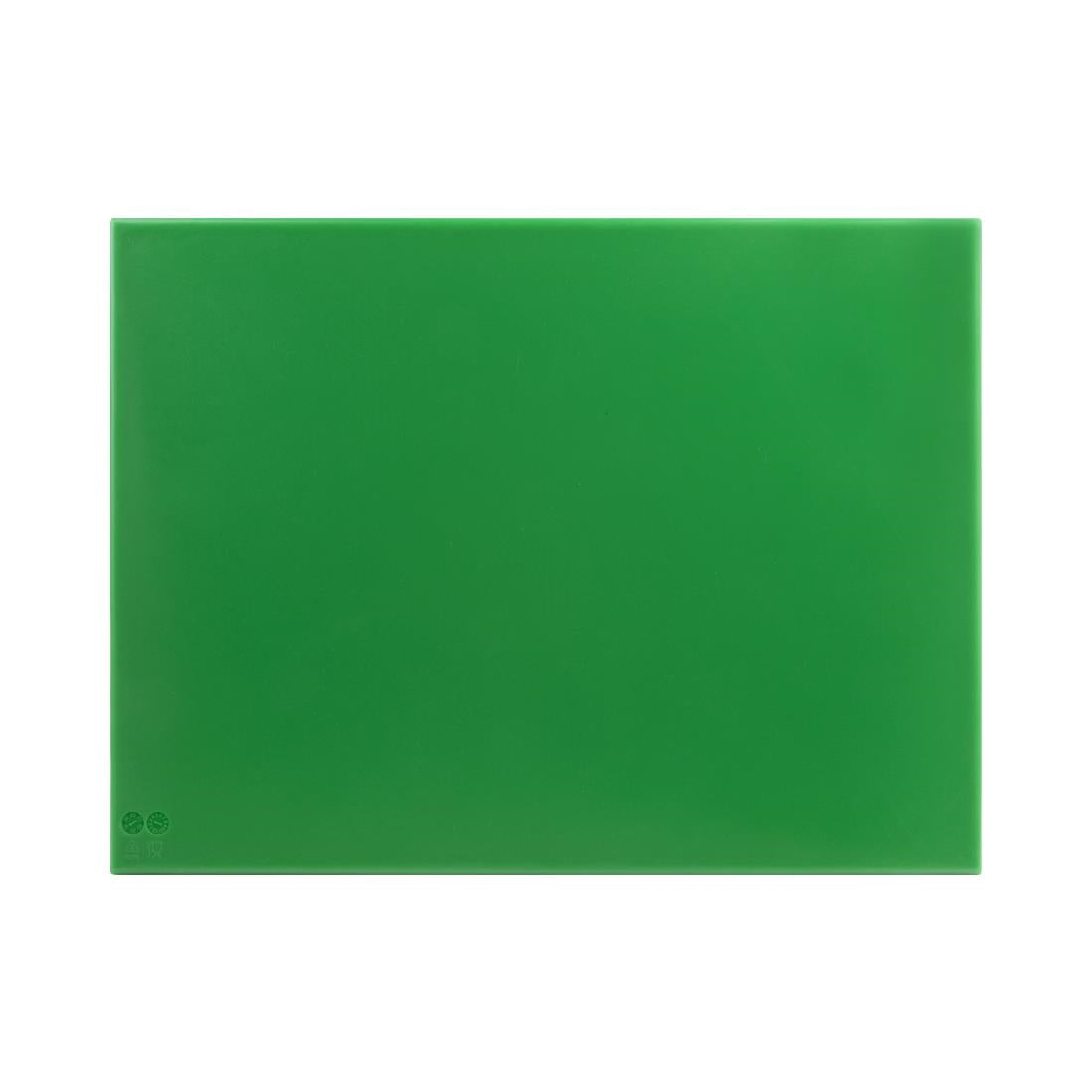 Hygiplas High Density Chopping Board Green - 600x450x12mm • PAS-J013