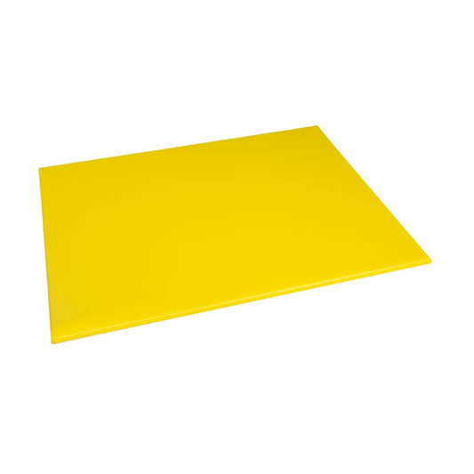 Hygiplas High Density Chopping Board Yellow - 600x450x12mm • PAS-J021