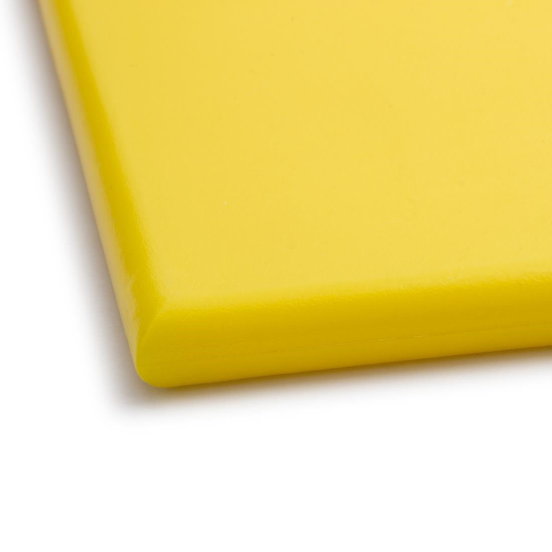 Hygiplas High Density Chopping Board Yellow - 600x450x12mm • PAS-J021