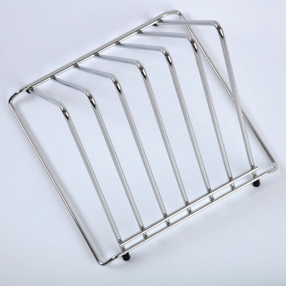 Hygiplas Stainless Steel Triangle Chopping Board Rack - 6x 30mm Slots • PAS-J027