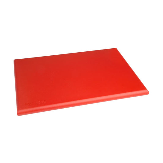 Hygiplas Extra Thick High Density Chopping Board Red - 450x300x25mm • PAS-J034