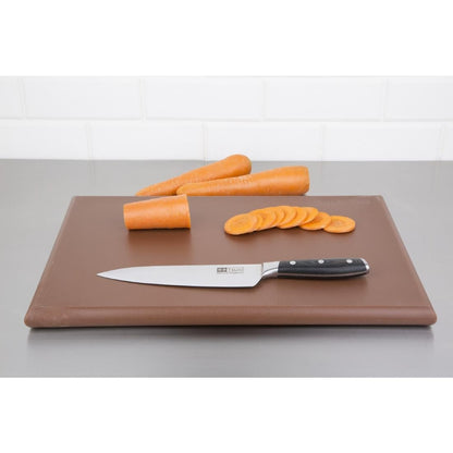 Hygiplas Extra Thick High Density Brown Chopping Board • PAS-P_J035