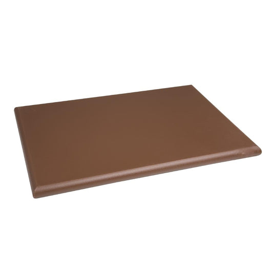 Hygiplas Extra Thick High Density Brown Chopping Board • PAS-P_J035