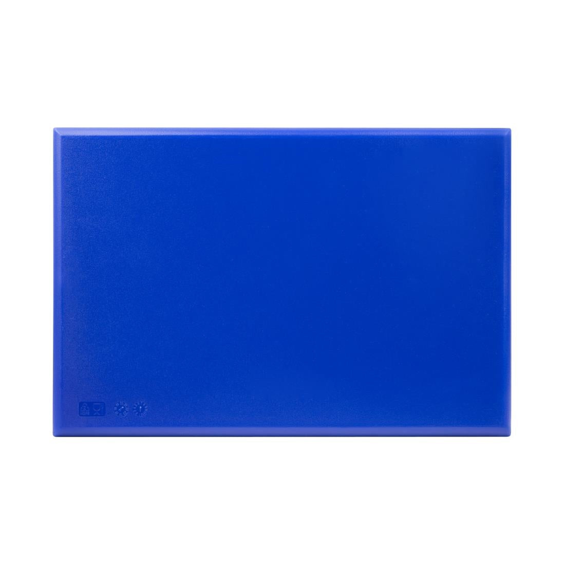Hygiplas Extra Thick High Density Chopping Board Blue - 450x300x25mm • PAS-J036